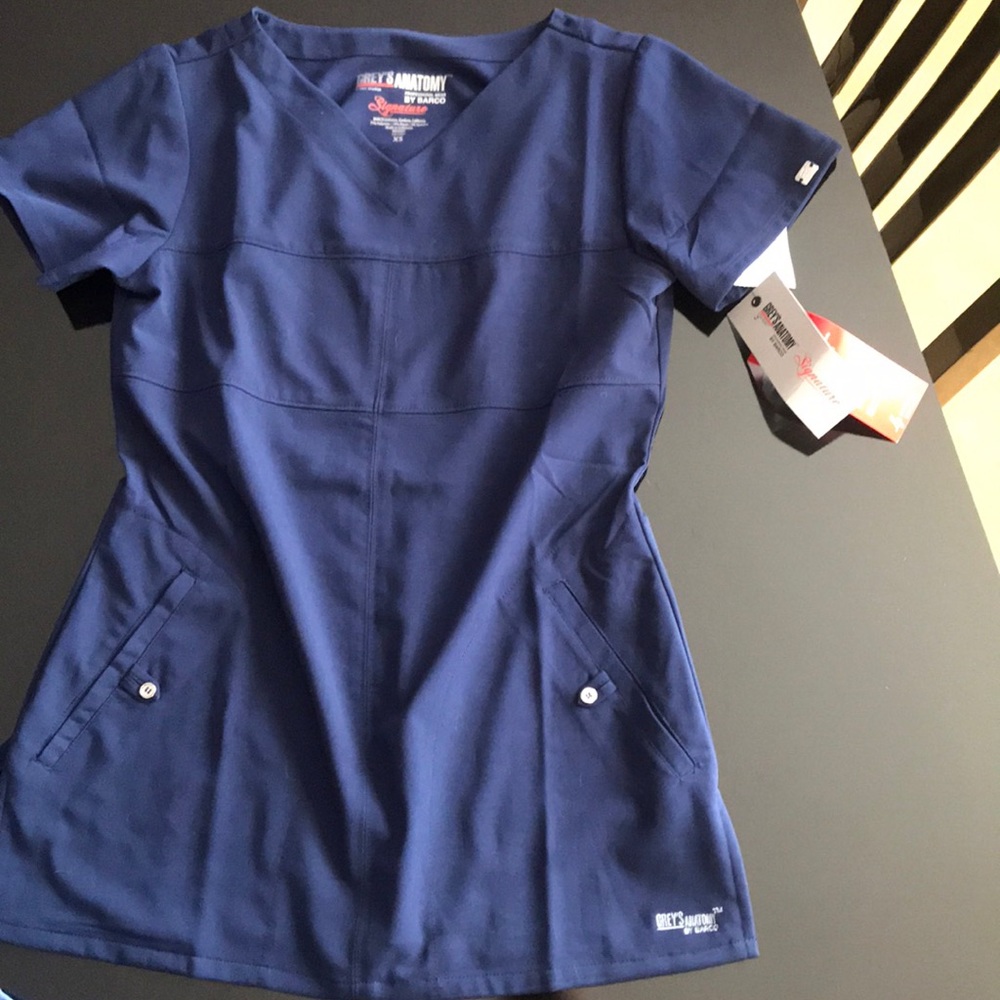Greys Anatomy signature scrub top